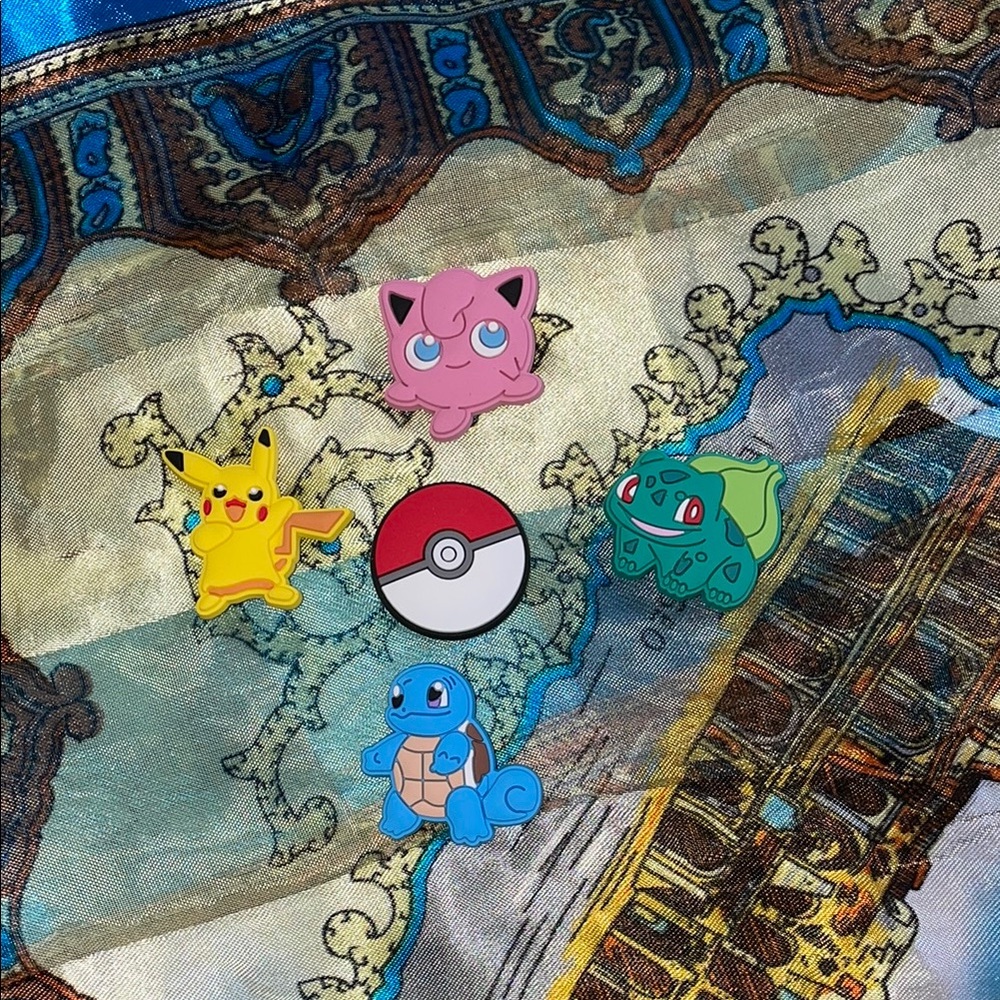 Pokemon Character Croc Charms Set